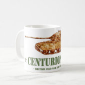 Mug Centurion MK 3 Tank British MBT de guerre froide (Devant gauche)
