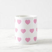 Mug Ceramic Heart Travel Mug, Handmade Pottery Coffee  (Centre)