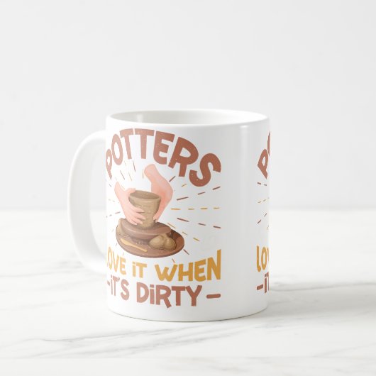 Mug Ceramic Pottery Design (Devant gauche)