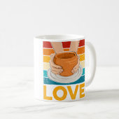 Mug Ceramics Artist - Love Pottery Retro Clay Pottery  (Devant droit)