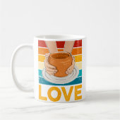 Mug Ceramics Artist - Love Pottery Retro Clay Pottery  (Gauche)