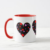 Mug Céramique café Mug-Valentine Coeurs (Gauche)