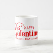 Mug Céramique café Mug-Valentine Coeurs (Centre)