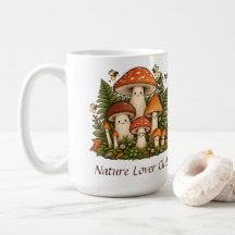 Céramique de famille de champignons Cottagecore mi