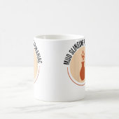 Mug Céramique de poterie pyromane qui lance de la boue (Centre)