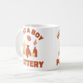 Mug Céramique drôle juste un garçon qui aime la poteri (Devant gauche)