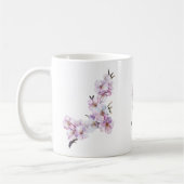 Mug Céramique Fleurs de Cerisier Roses (Gauche)