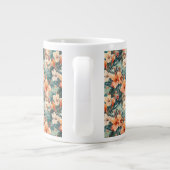 Mug céramique géant avec impression de fleurs d'hi (Dos)
