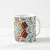 Mug Céramique kaléidoscope : Texture de surface Abstra (Devant droit)