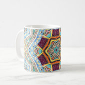 Mug Céramique kaléidoscope : Texture de surface Abstra (Devant gauche)