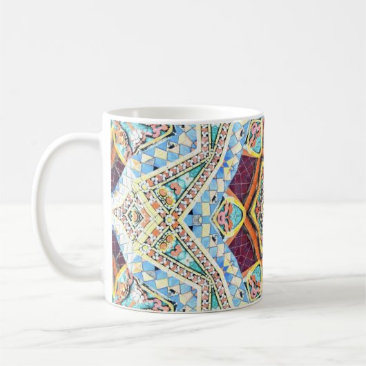 Mug Céramique kaléidoscope : Texture de surface Abstra (Gauche)