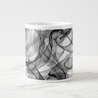 Mug Céramique Lignes Fumée Noire