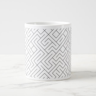 Mug Céramique Lignes Graphiques Labyrinthe