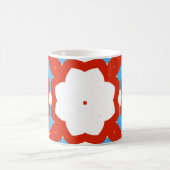 Mug céramique mexicaine ancienne talavera. Design grap (Centre)