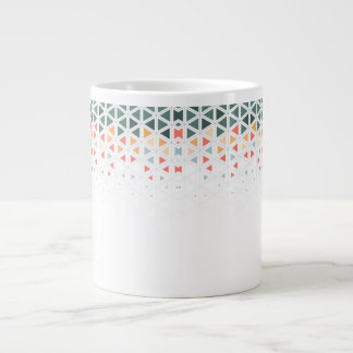 Mug Céramique Motif Isogrid Triangles