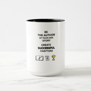 MUG CÉRAMIQUE MOTIVANTE 0,44 L COMBO, SOYEZ L'AUTEUR