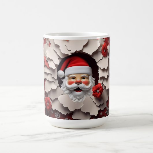 Mug Céramique Père Noël 3D (Centre)