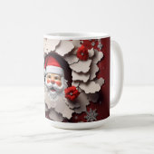 Mug Céramique Père Noël 3D (Devant droit)