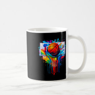 Mug Cerceau de dunk rétro coloré Sketll Dribbling Ll 