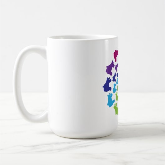Mug cercle arc-en-ciel (Gauche)