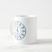 Mug Cercle bleu des cinquièmes (Devant gauche)