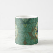 Mug Cercle chinois antique bleu vert (Centre)