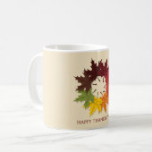 Mug Cercle d'action de grâces des feuilles (Devant gauche)