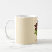 Mug Cercle d'action de grâces des feuilles (Gauche)