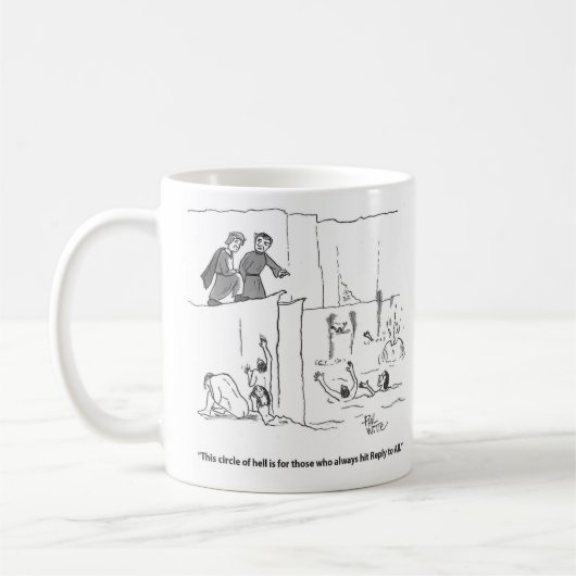 Mug Cercle de l'enfer pour ceux qui répondent à Tous m (Gauche)