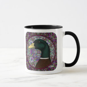 Mug Cercle de mosaïque de Mallard Drake