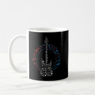 Mug Cercle de musique Clé Notes de musique Idée cadeau