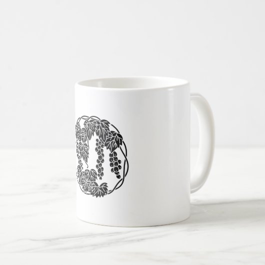 Mug Cercle de raisins (Devant droit)