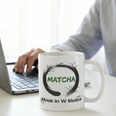 Mug Cercle de science zen de fouet de matcha