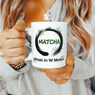Mug Cercle de science zen de fouet de matcha