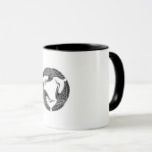 Mug Cercle de trois grues (Devant droit)