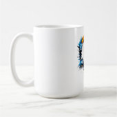 Mug Cercle d'énergie – Conception de texte personnalis (Gauche)