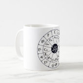Mug Cercle des cinquièmes (Devant gauche)