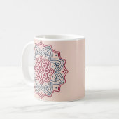 Mug cercle en mosaïque. mandala (Devant gauche)