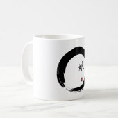 Mug Cercle Enso avec symbole pour fille (Devant gauche)