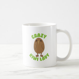 Mug cercle fou de dame de kiwi