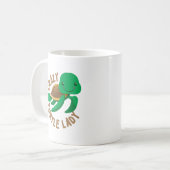 Mug cercle fou de dame de tortue (Devant gauche)