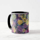 Mug Cercle mignon abstrait de point de polka (Devant gauche)