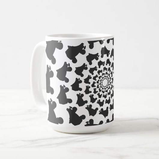 Mug cercle patiné (Devant gauche)