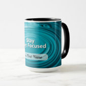 Mug Cercle Restez Concentré (Devant droit)
