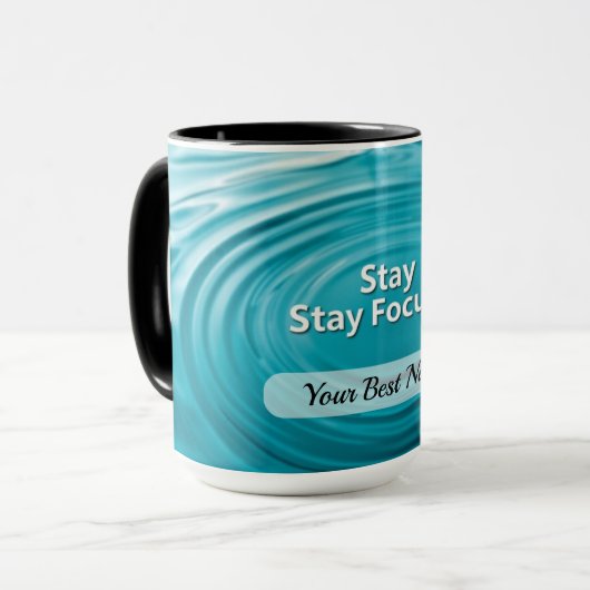 Mug Cercle Restez Concentré (Devant gauche)