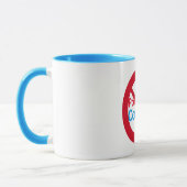 Mug Cercle rouge bleu anti-politiquement correct (Gauche)