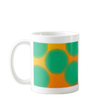 cercle vert en orange jaunâtre