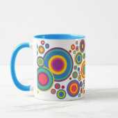 Mug Cercles abstraits (Gauche)