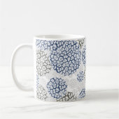 Mug Cercles avec impression de peau de léopard gris et (Gauche)