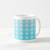 Mug cercles blancs et bleus (Devant droit)